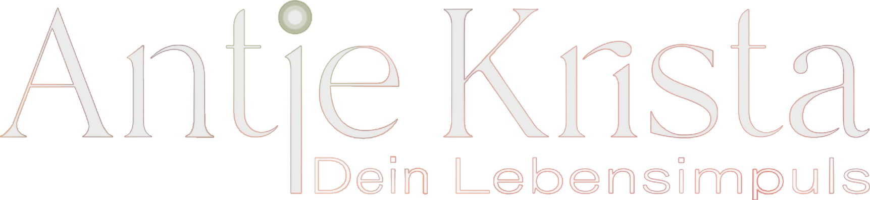 Antje Krista Logo weiß